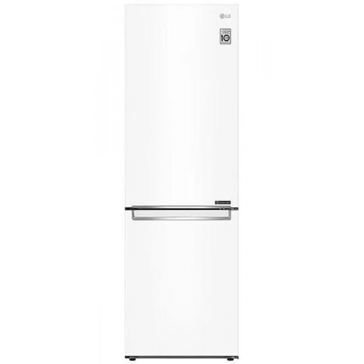 Холодильник LG GB-B61SWJMNLG GB-B 61 SWJMN белый,186см,NoFrost,инверторный